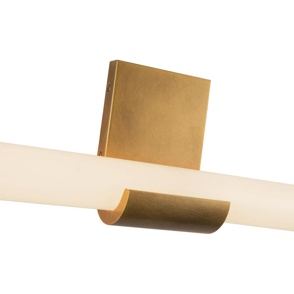 ALORA Lighting Apollo WV353020VB Vanity Light Fixture, UL Damp Rated, Vintage Brass