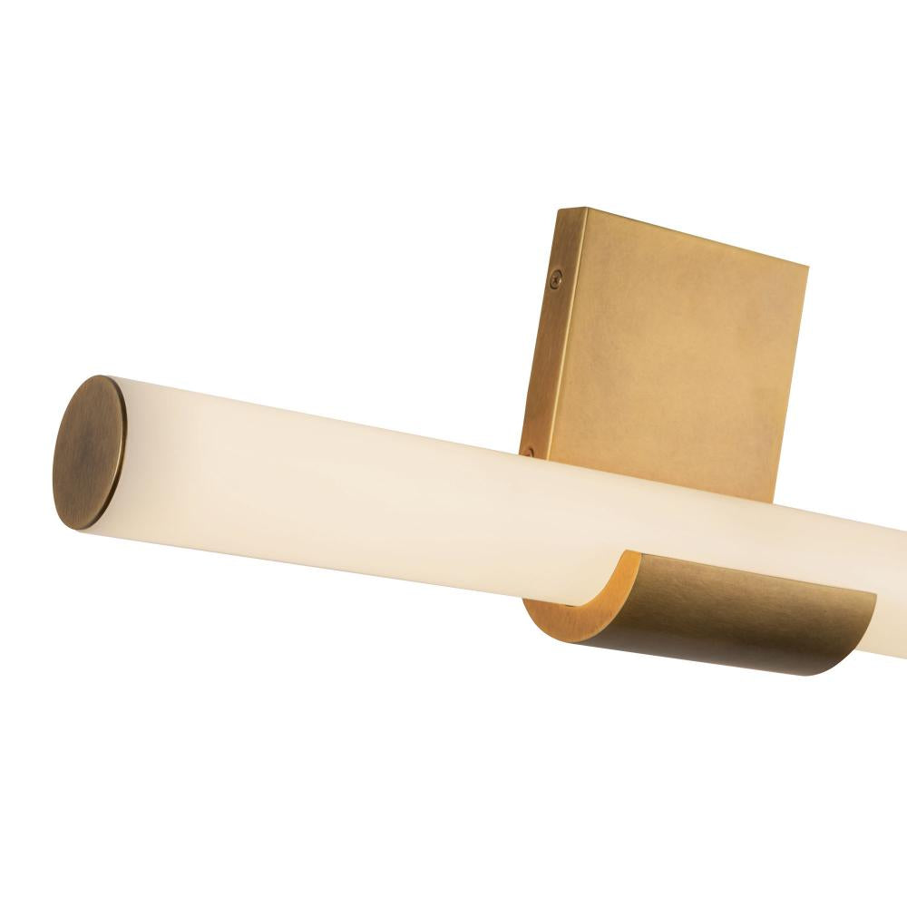 ALORA Lighting Apollo WV353020VB Vanity Light Fixture, UL Damp Rated, Vintage Brass