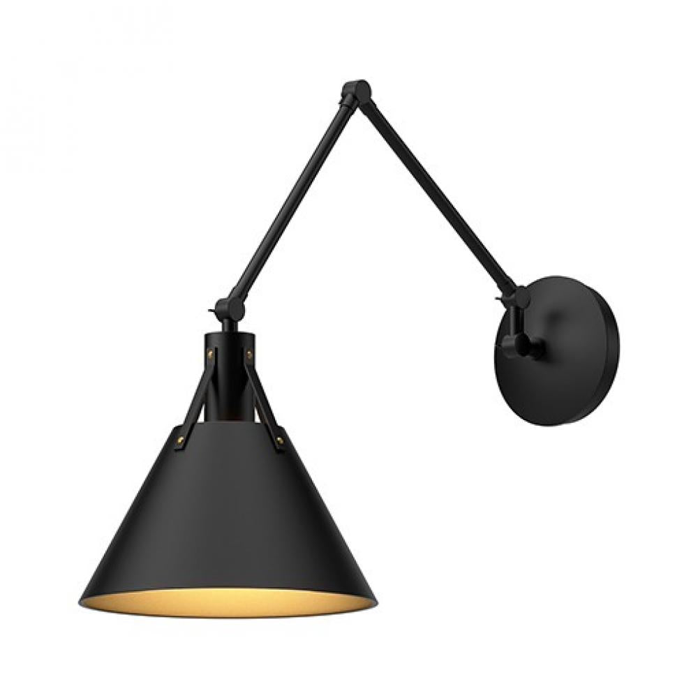 ALORA MOOD Lighting WV584510MB Vanity Light Fixture, UL Damp Rated, Matte Black