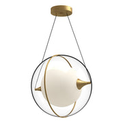 Kuzco Aries PD76716-BG-UNV Pendant, 21W Watt, Adjustable Lengths, Brushed Gold
