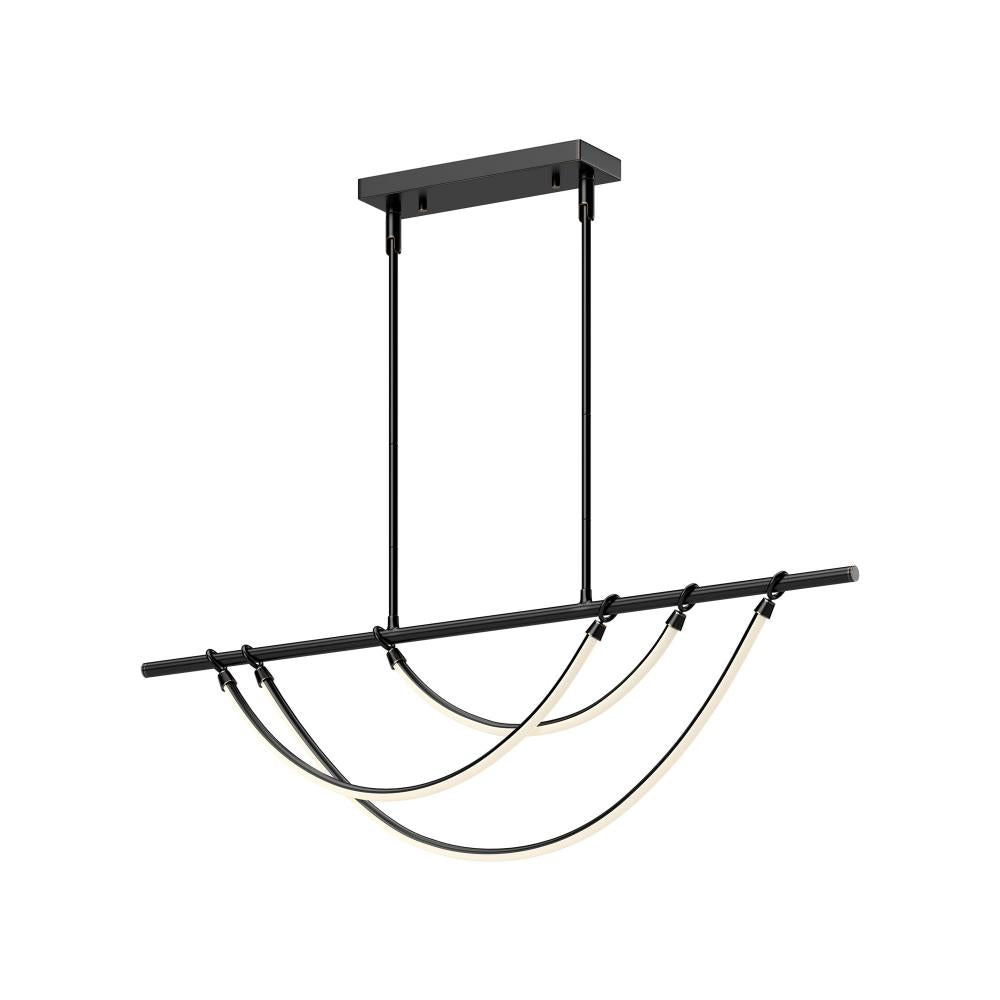 ALORA Lighting Aryas LP317448 Urban Bronze Linear Pendant, 36W Watt, Urban Bronze