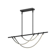 ALORA Lighting Aryas LP317448 Urban Bronze Linear Pendant, 36W Watt, Urban Bronze