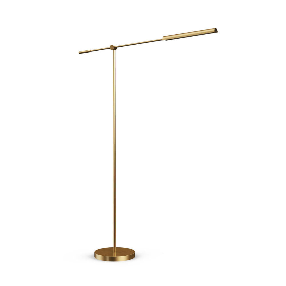ALORA Lighting Astrid FL316655VBMS Floor Lamp, LED, Vintage Brass
