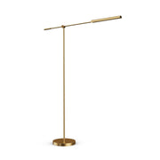 ALORA Lighting Astrid FL316655VBMS Floor Lamp, LED, Vintage Brass