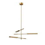 ALORA Lighting Astrid MP316403VBMS Multi Pendant, UL Damp Rated, Vintage Brass