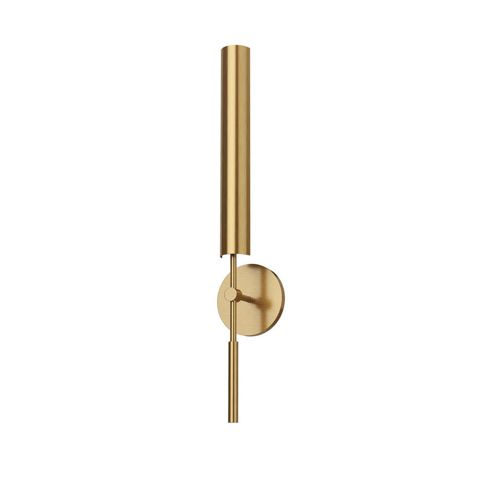 ALORA Lighting WV316401VBMS Wall/Vanity Light Fixture, UL Damp Rated, Vintage Brass