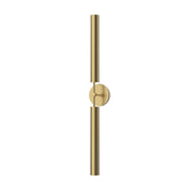 ALORA Lighting Astrid 2 Head LED Wall/Vanity Light Fixture, UL Damp Rated, Vintage Brass