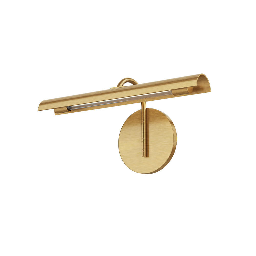 ALORA Lighting WV316501VBMS Vanity Light Fixture, UL Damp Rated, Vintage Brass