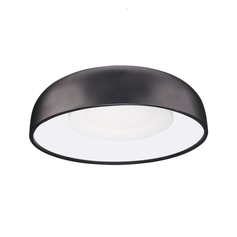 Kuzco Beacon FM13120-BK-5CCT Flush Mount, LED, Black
