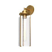 ALORA MOOD Lighting WV536005AGWC Wall/Vanity Light Fixture, UL Damp Rated, Aged Gold/Clear Water Glass