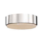 ALORA Lighting FM325108PNAR-5CCT Flush Mount, Polished Nickel/Alabaster