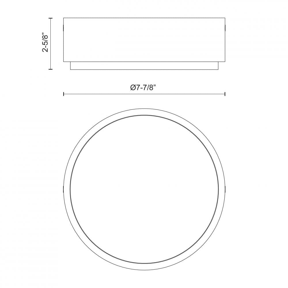 ALORA Lighting FM325108PNAR-5CCT Flush Mount, Polished Nickel/Alabaster