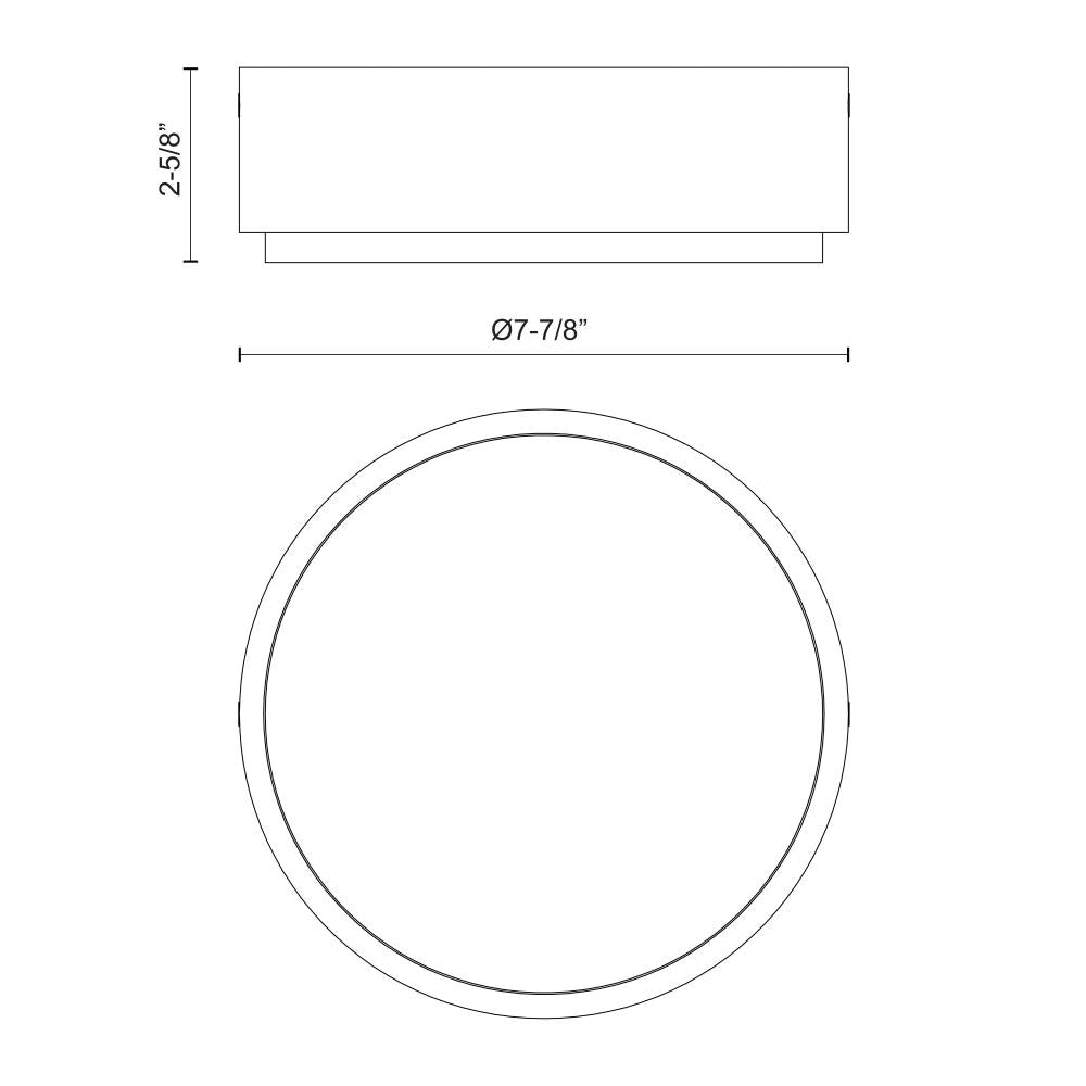 ALORA Lighting FM325108PNAR Flush Mount Fixture, UL Damp Rated, Polished Nickel/Alabaster