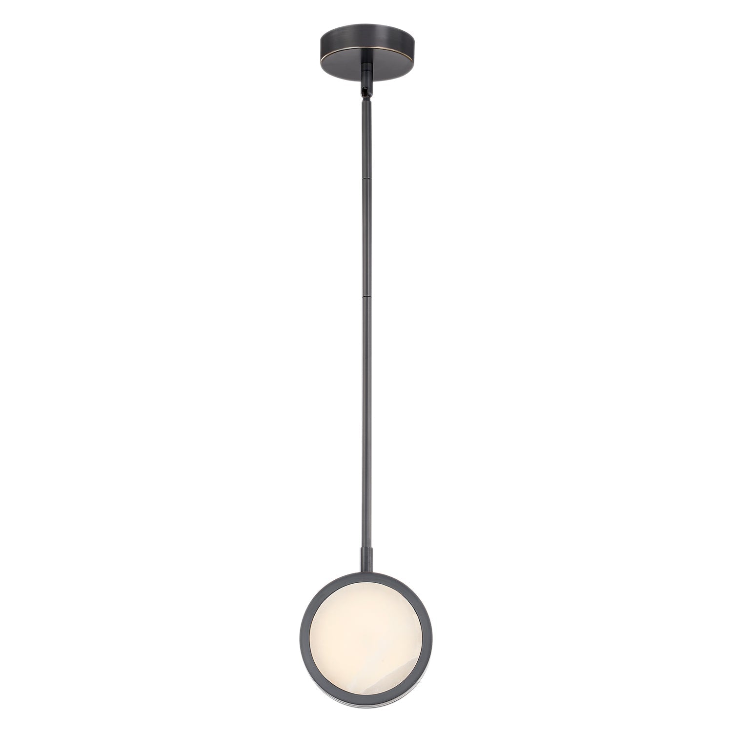 ALORA Lighting PD325106UBAR-UNV Pendant, Urban Bronze/Alabaster, LED