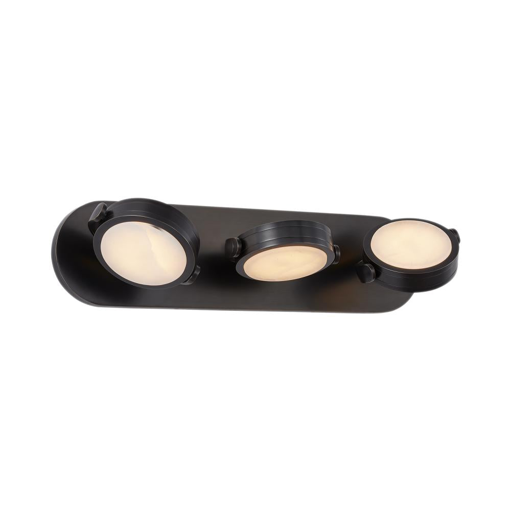 ALORA Lighting WV325326UBAR Vanity Light Fixture, LED, Urban Bronze/Alabaster
