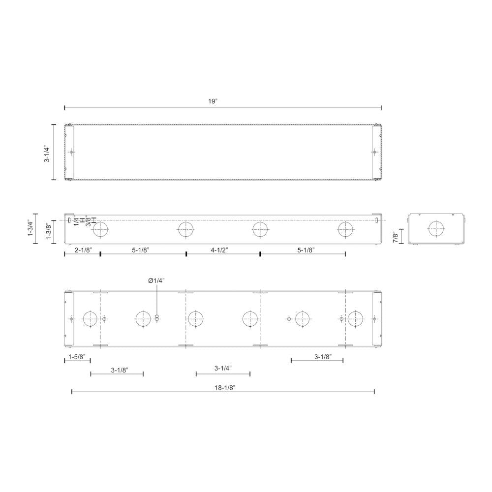 Kuzco Lighting Inc. BRISTOL ER9420-MBOX Landscape Lighting Transitional - Dry Rated