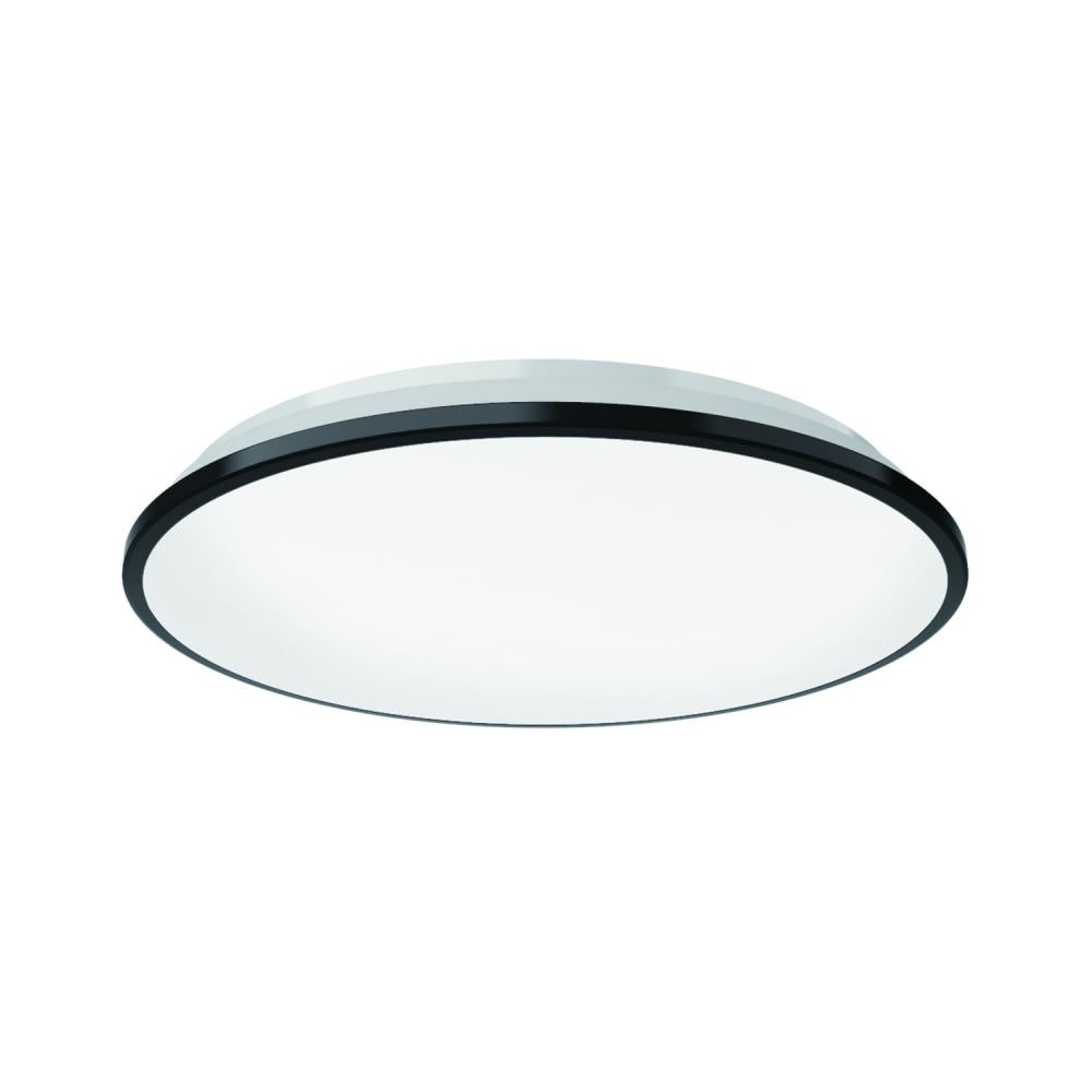 Kuzco Brook FM43313-BK Flush Mount, UL Damp Rated, Black
