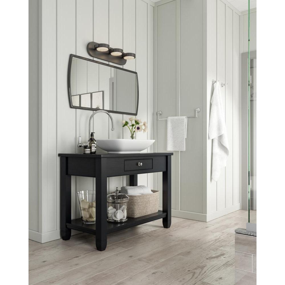 ALORA Lighting WV325326UBAR Vanity Light Fixture, LED, Urban Bronze/Alabaster