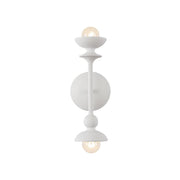 ALORA Lighting Cadence WV328209AW Wall/Vanity Light Fixture, UL Damp Rated, Antique White