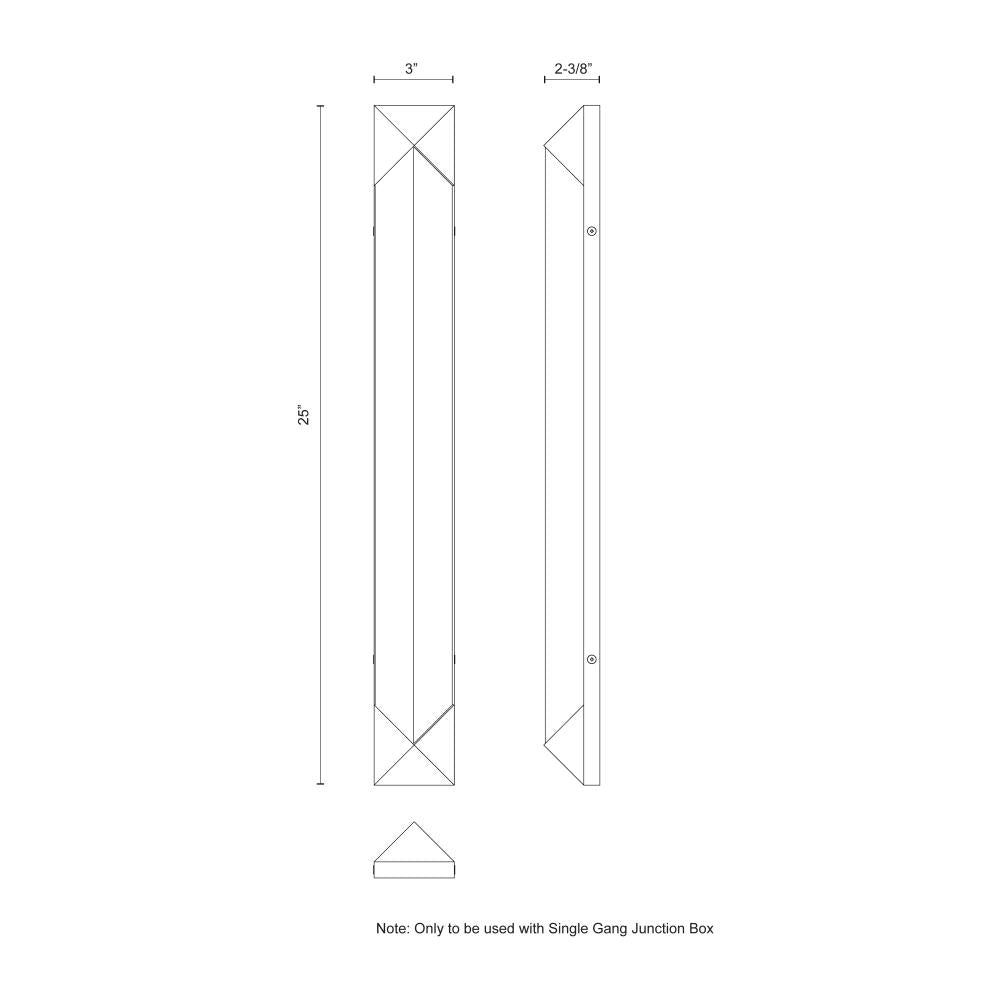 ALORA Lighting Caesar WV323225 Urban Bronze/Alabaster LED Wall/Vanity Light Fixture, UL Damp Rated, Urban Bronze/Alabaster