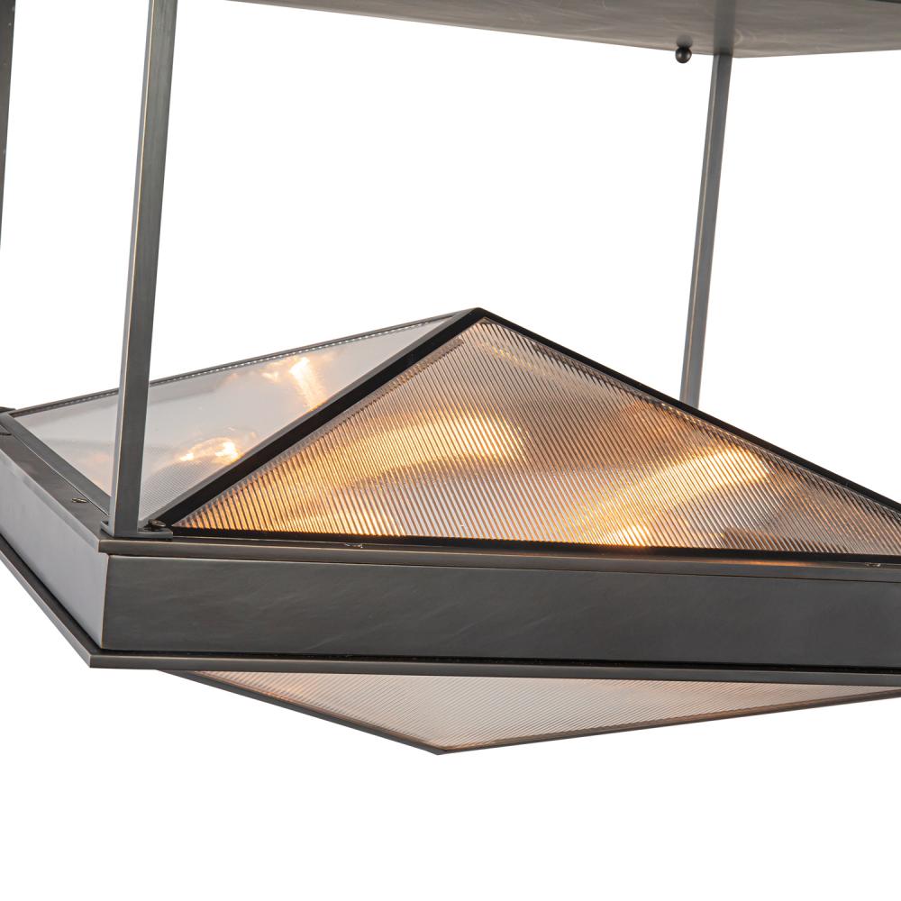 ALORA Lighting Cairo SF332919UBCR Semi Flush Mount, UL Damp Rated, Urban Bronze