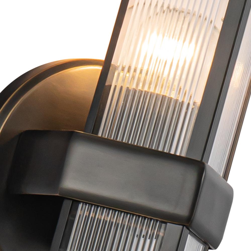 ALORA Lighting Cairo WV332904UBCR 1 Light Wall/Vanity Light Fixture, UL Damp Rated, Urban Bronze