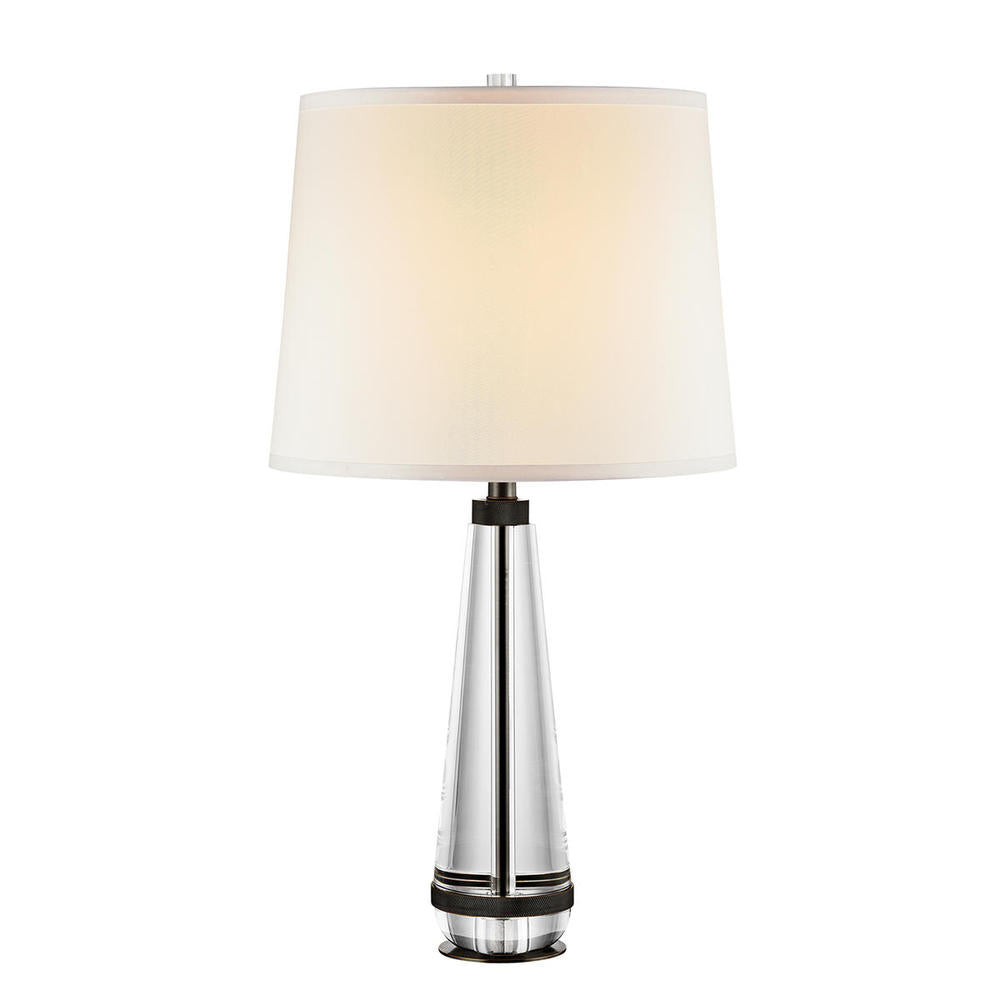 Alora Lighting CALISTA TL315229UBWS Lamp Traditional - Urban Bronze White Silk Shade