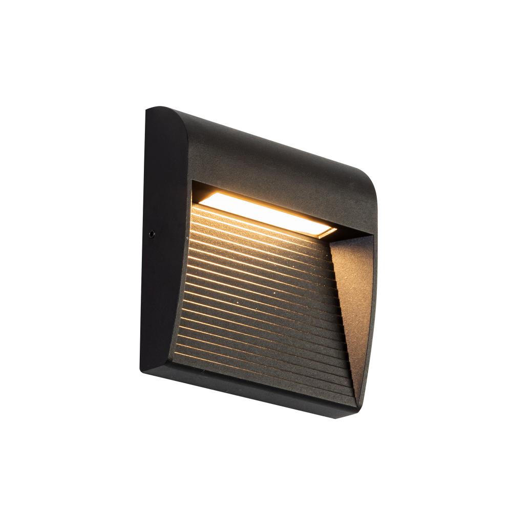 Kuzco Casa EW27905-BK Exterior Wall Sconce, 5-Inch, LED, Black