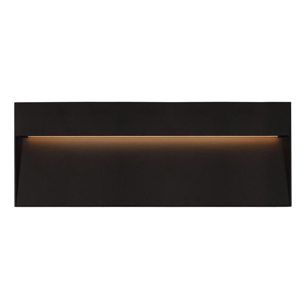 Kuzco EW71412-BK Casa Black LED Exterior Wall/Step Light Fixture, UL Damp Rated, Black