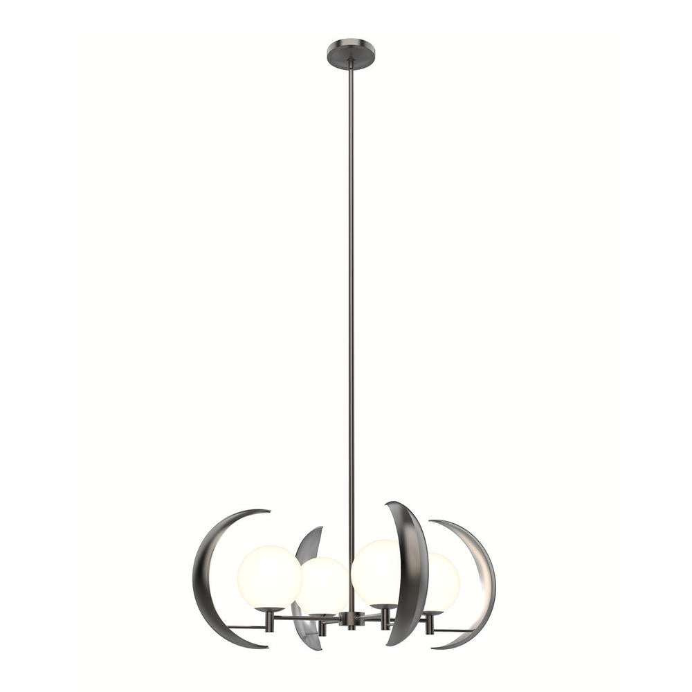 ALORA Lighting CH351204 Urban Bronze 4 Lights Chandelier, UL Damp Rated, Urban Bronze