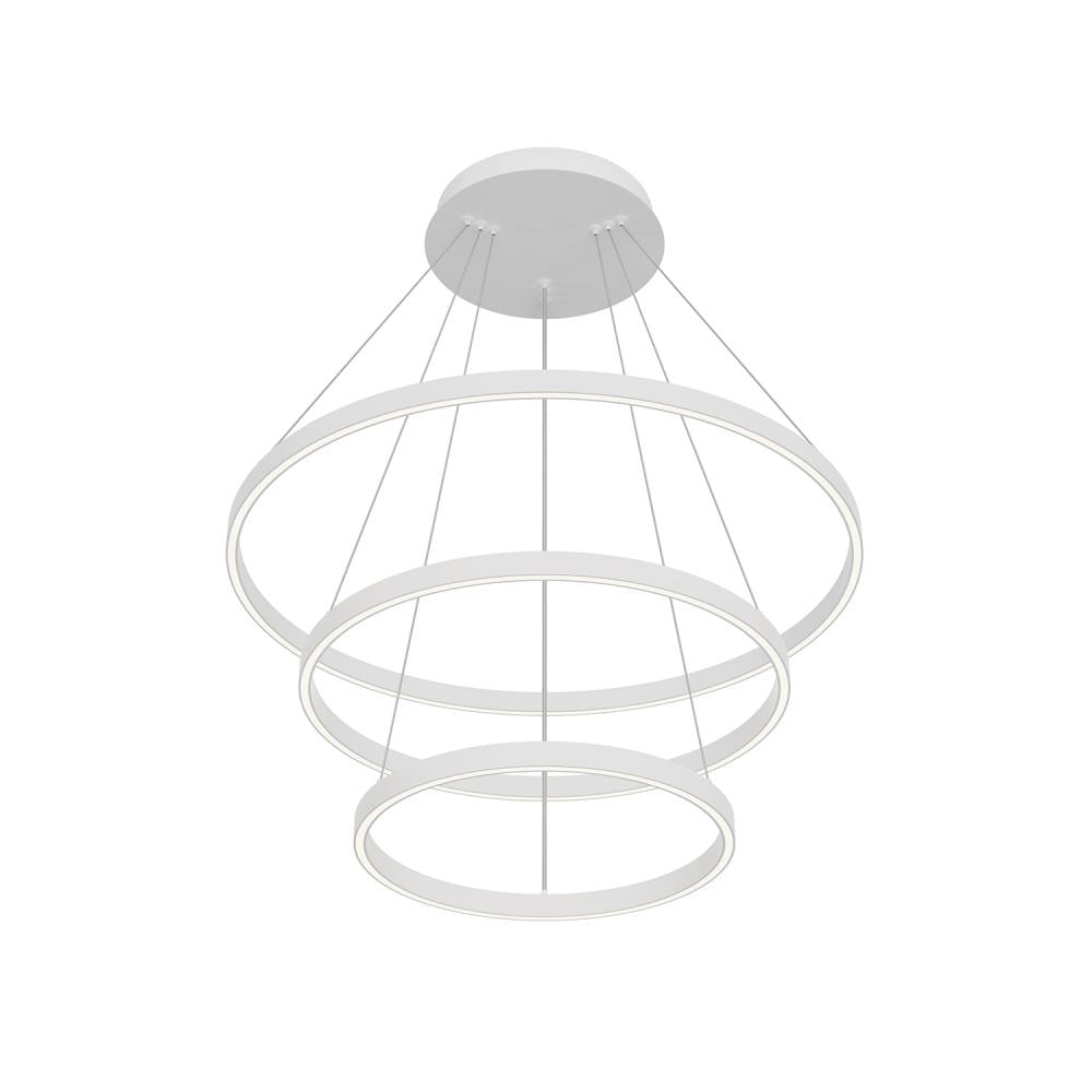 Kuzco Cerchio CH87332-WH 32-in LED Chandelier, UL Listed, White