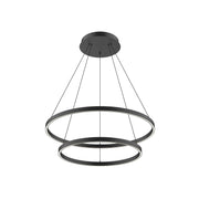 Kuzco Lighting CH87832-BK-UNV-010 Chandeliers, Two Tiers, Black