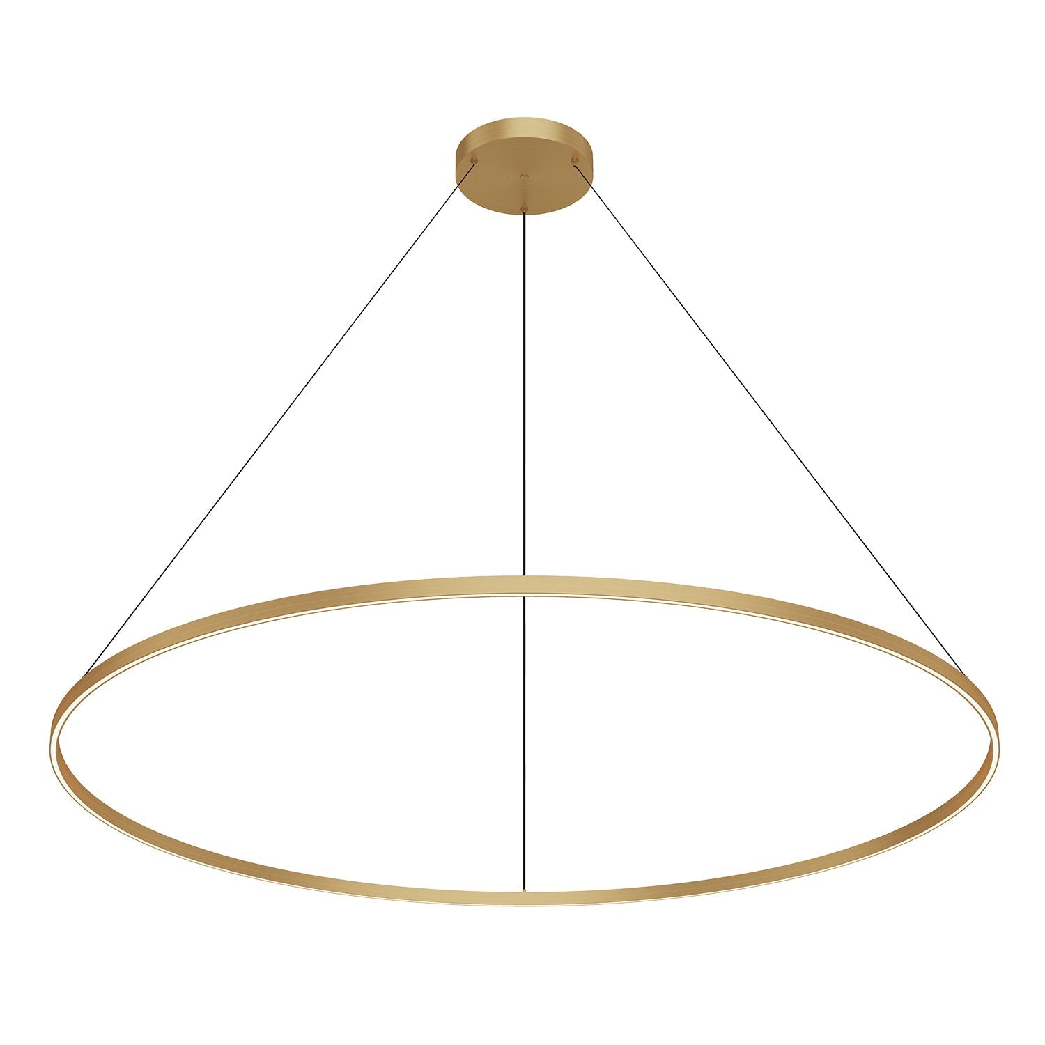 Kuzco Cerchio 72-in Pendant, LED, Brushed Gold