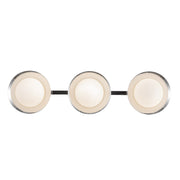 Kuzco VL77923-CH/OP Cleo 23-in LED Vanity Light Fixture, UL Damp Rated, Chrome/Opal Glass