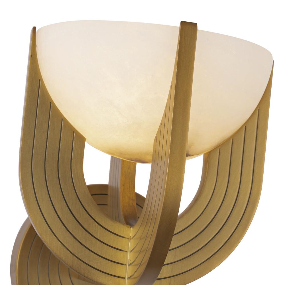 ALORA Lighting Colette WV362106VBAR-UNV Wall Vanity Lights, UL Damp Rated, Vintage Brass/Alabaster