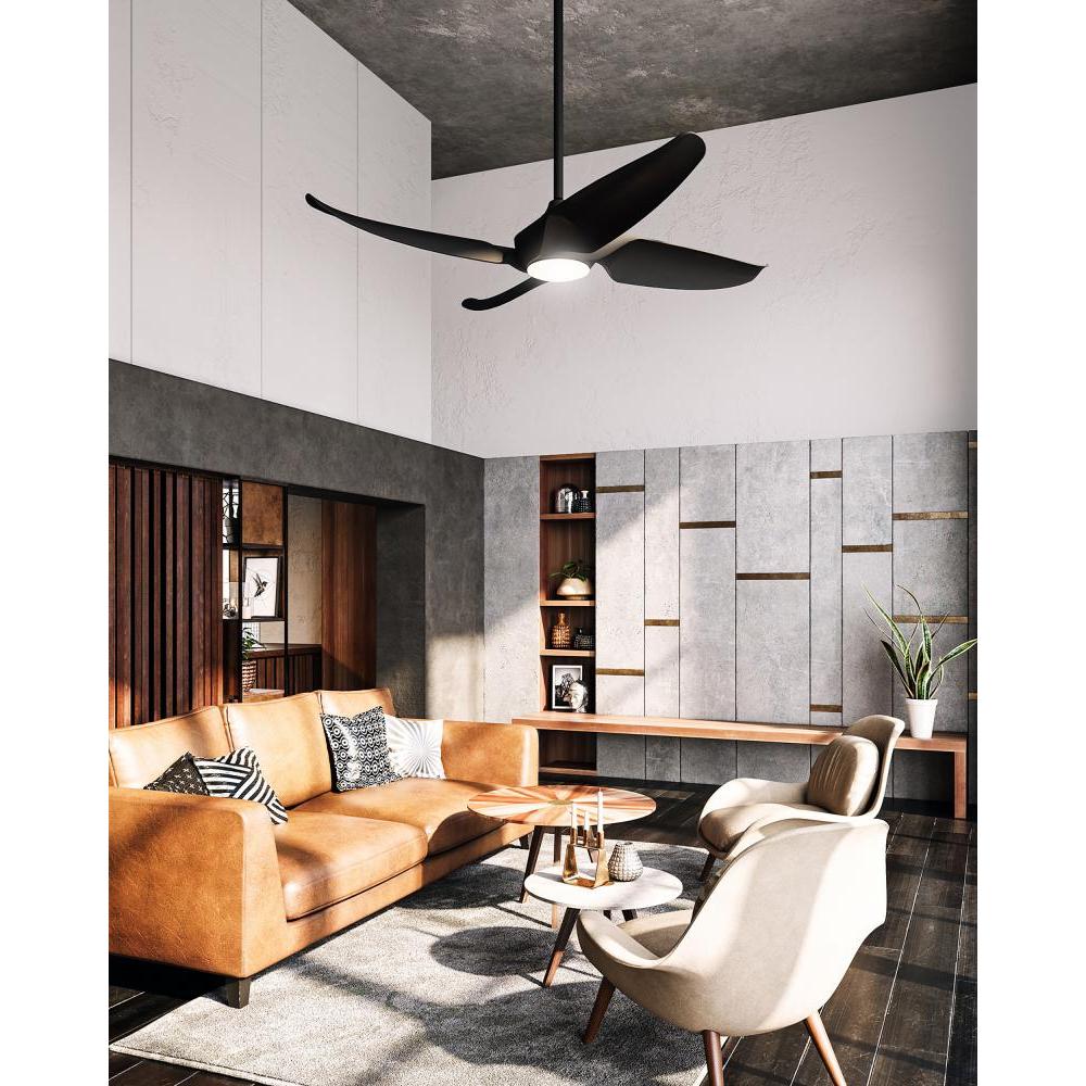 Kuzco Lighting CF90955-MB Ceiling Fan, 30.9 inch, Matte Black