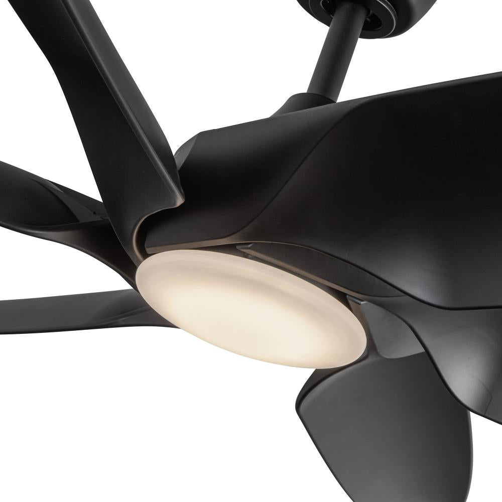 Kuzco Lighting CF90960-MB Ceiling Fan, LED Ceiling Fan, 60-in, Matte Black