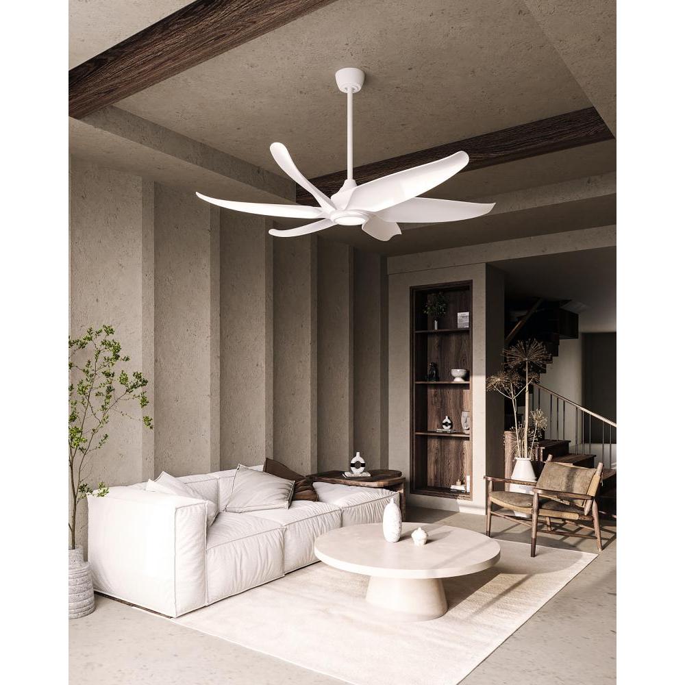 Kuzco Lighting CF90960-WH Ceiling Fan, 60-in, LED, Matte White