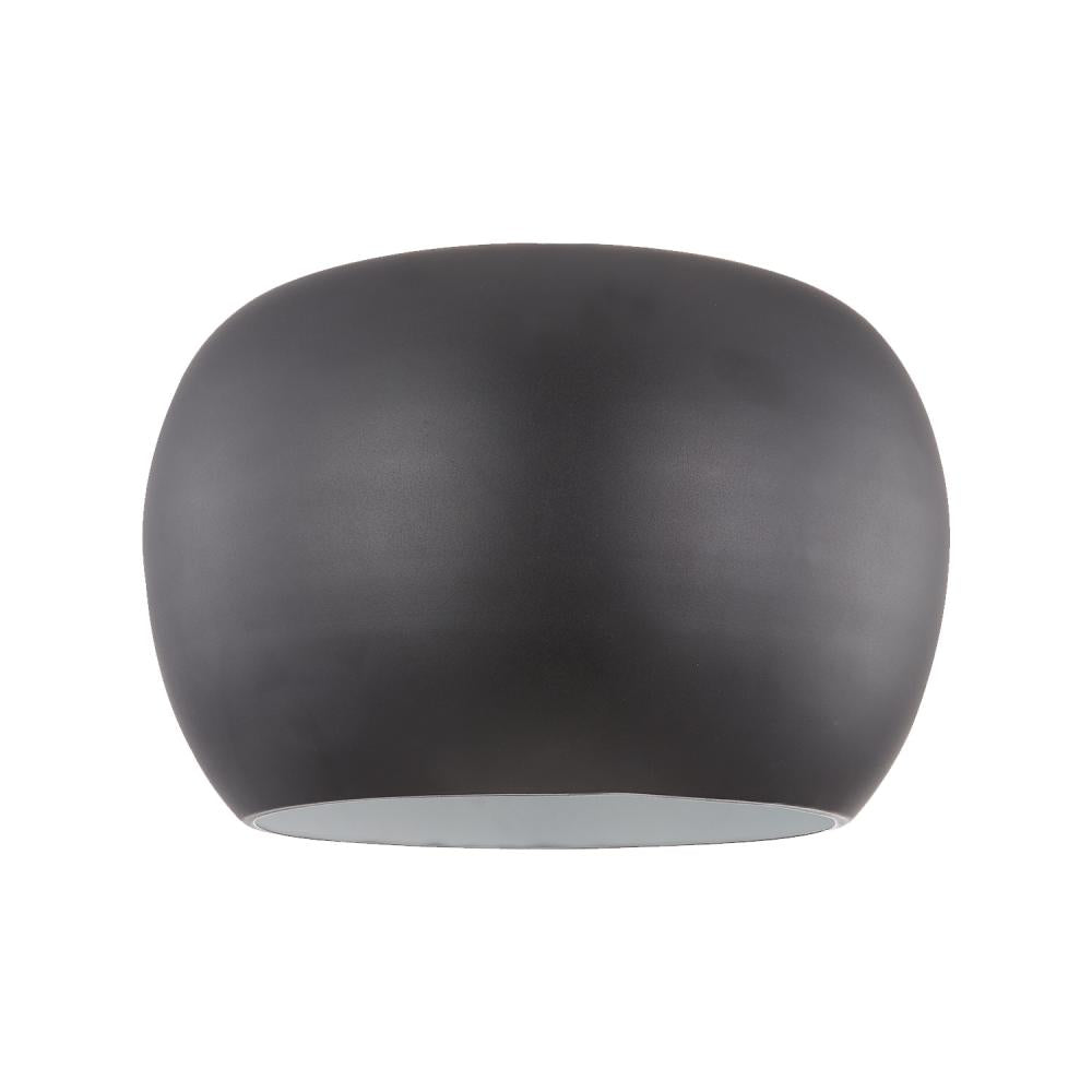 Kuzco Croft FM44614-BK/WH LED Flush Mount, UL Damp Rated, Black/White