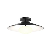 Kuzco Cruz FM22815-BK/WH Flush Mount, 15-in, LED, Black/White