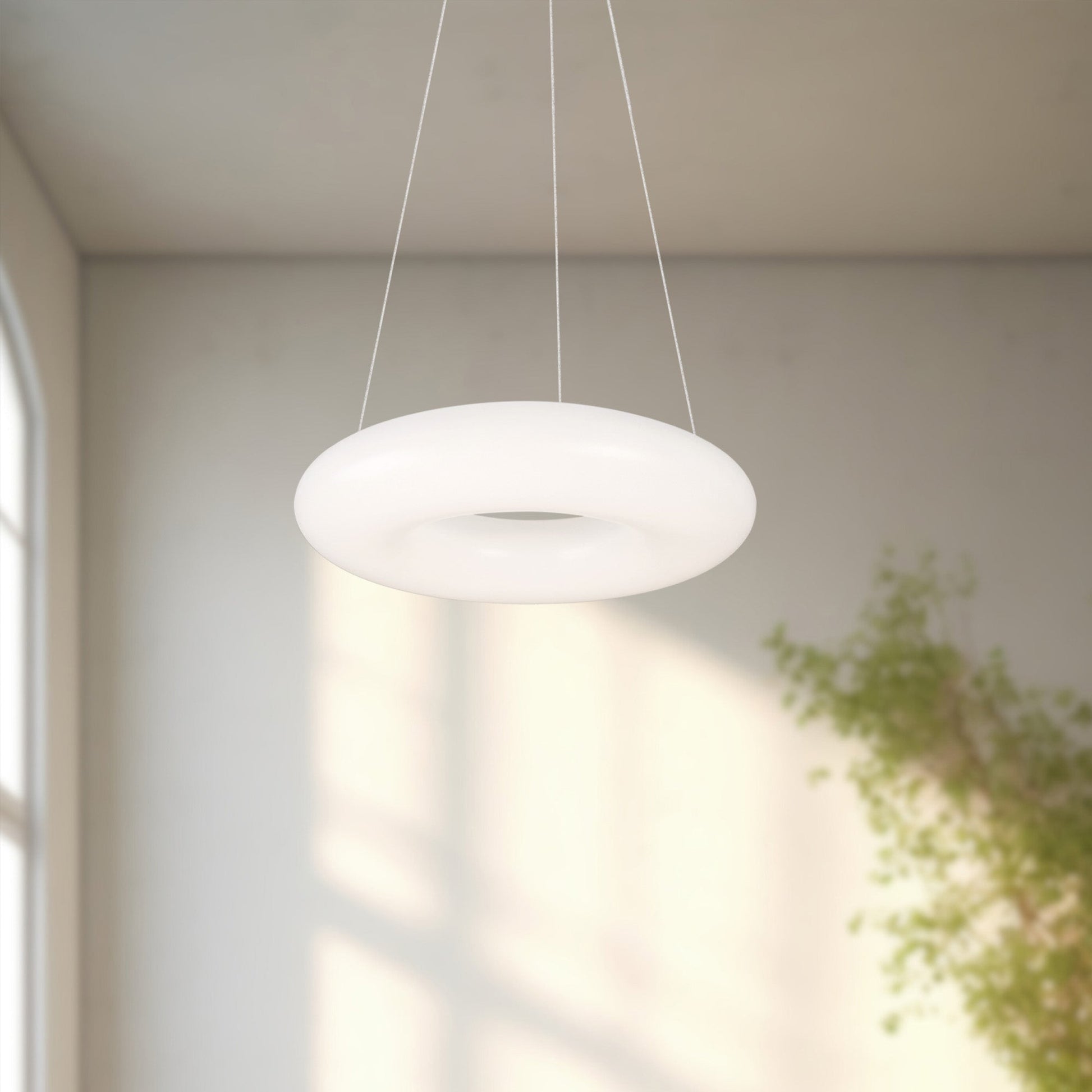 Kuzco Cumulus PD80712-UNV Pendant, 21W, 12-in White LED, White