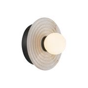 ALORA Lighting Dahlia WV346006UBAR Wall/Vanity Light Fixture, UL Damp Rated, Urban Bronze/Alabaster