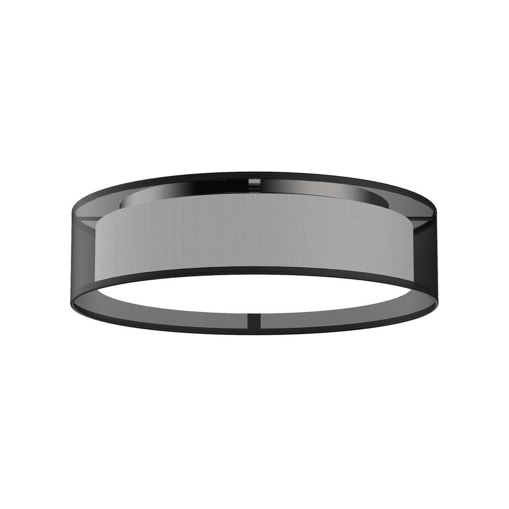 Kuzco Lighting Inc. DALTON FM7916-BOR Flush Mount Transitional - Black Organza
