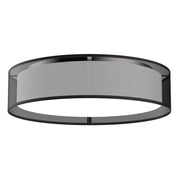 Kuzco Dalton FM7920-BOR Flush Mount, LED, Black Organza