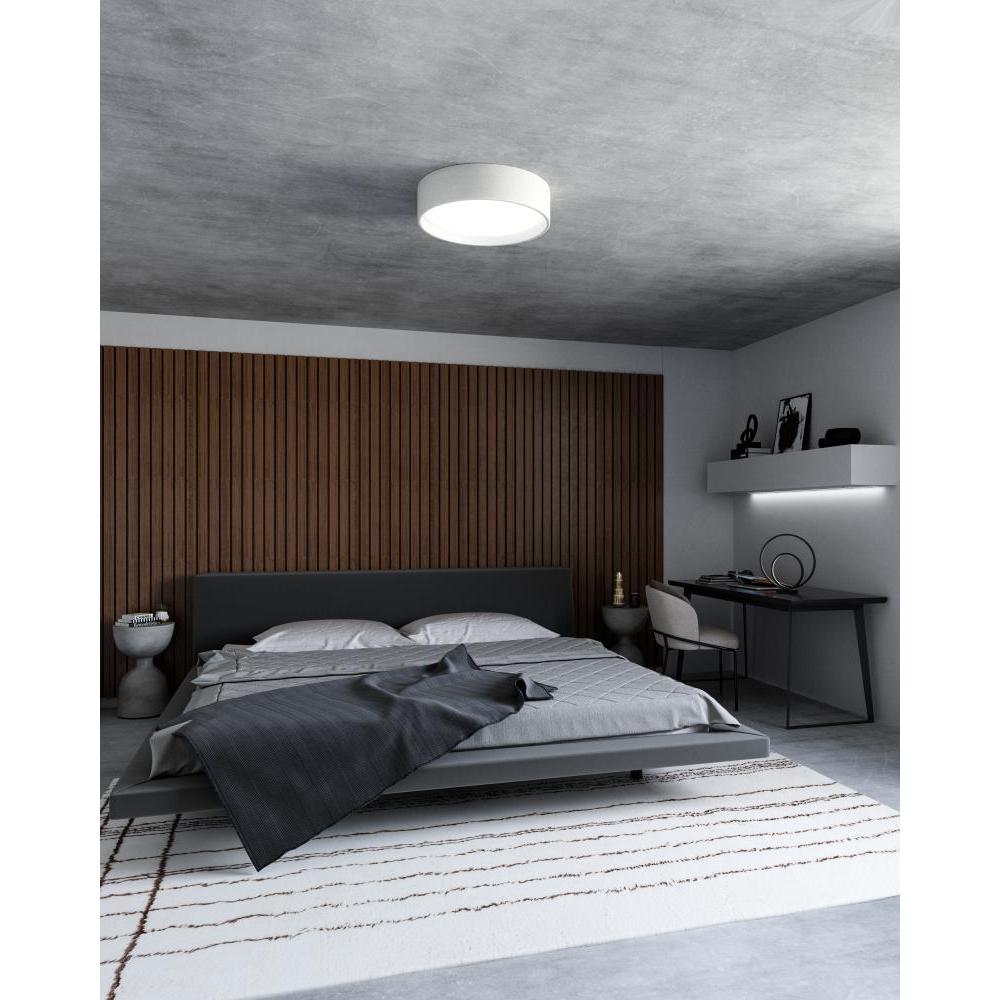 Kuzco Dalton FM7920-WH-5CCT Flush Mount, UL Damp Rated, White