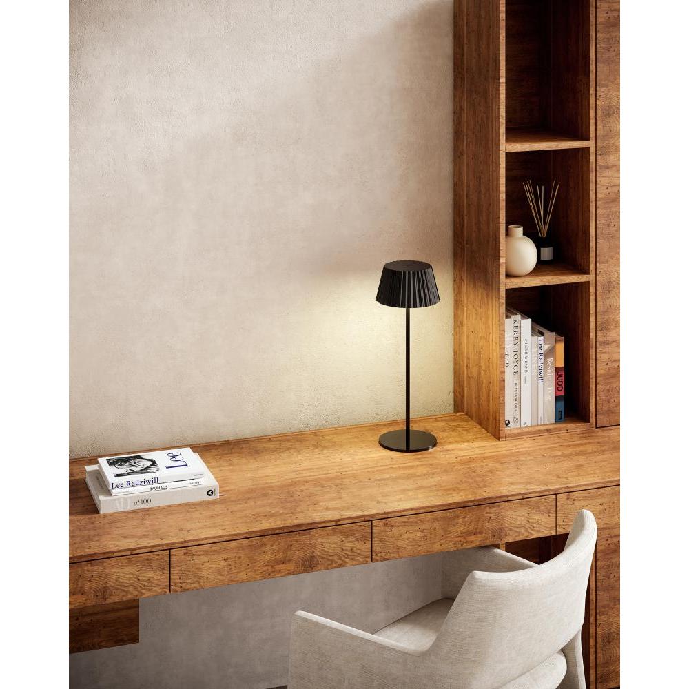 Kuzco Dario TL65614-BK Table Lamp, 3W LED, Hold-to-Dim Feature, Black