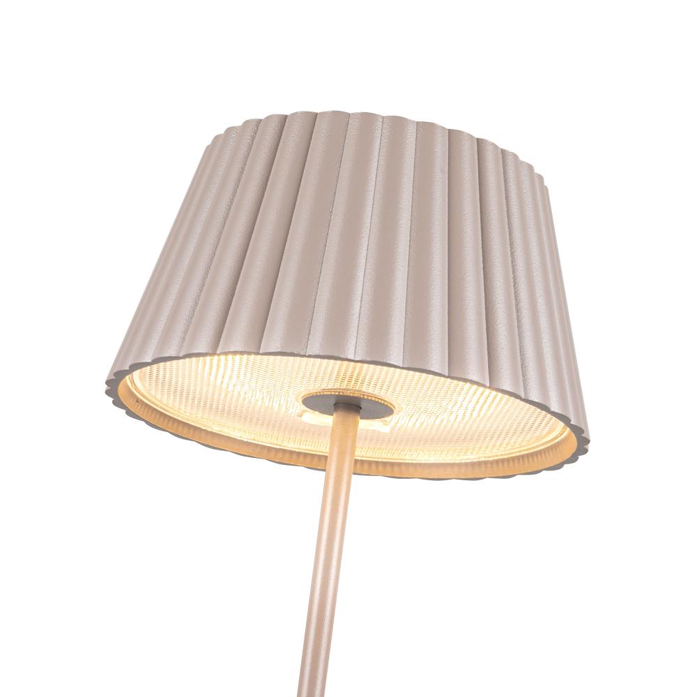 Kuzco Dario TL65614-MN Table Lamp, LED, Moonstone Gray