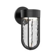 Kuzco Davy EW17611-BK Exterior Wall Sconce, 16W, Modern Style, Black