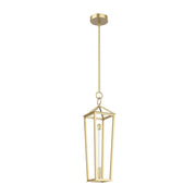 ALORA Lighting Delphine 20-in LED Pendant, Natural Brass