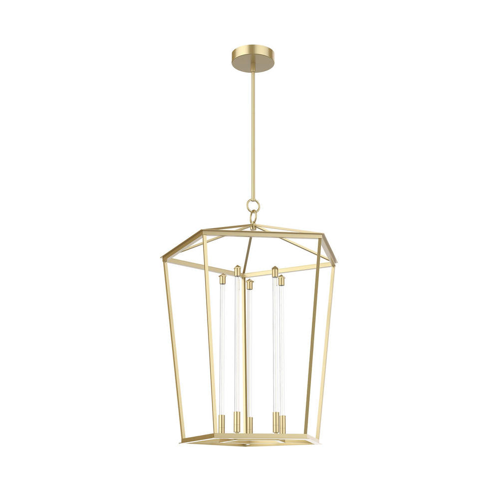 ALORA Lighting PD317129NB Delphine 29-in Pendant, LED, Natural Brass